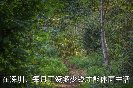在深圳多少錢工資才夠吃,在深圳一個(gè)月七千塊夠花嗎