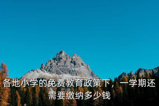 肇慶讀小學每個學期要多少錢,六十年代上小學學雜費多少錢