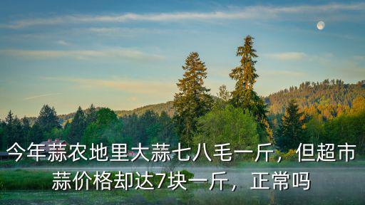 常州今天大蒜多少錢一斤,今年大蒜多少錢一斤