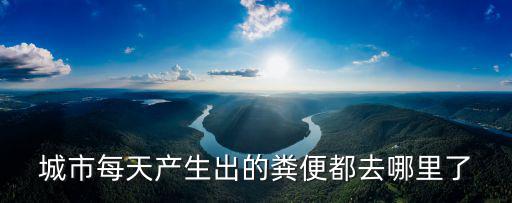 廣東的糞水都是排到哪里去的,飛機上的糞便排到哪里了