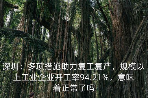 深圳寶安有多少家公司復工了,有多少企業可以正常的復工了