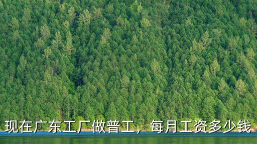 在廣東制衣廠上班每月有多少工資多少錢,有在服裝廠上班的嗎