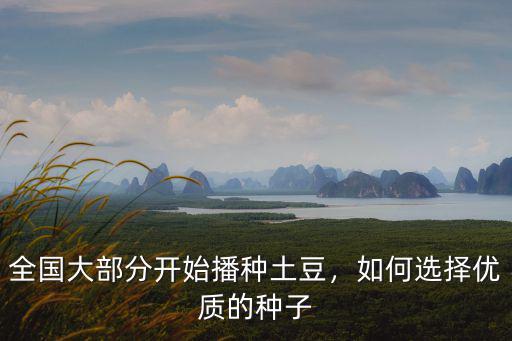 全國大部分開始播種土豆，如何選擇優質的種子