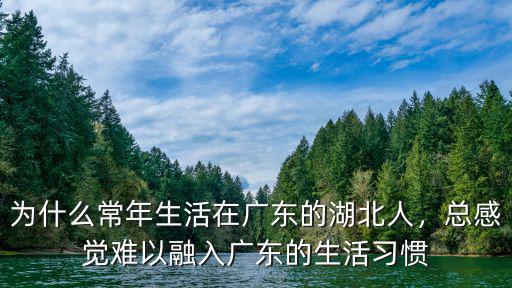 為什么常年生活在廣東的湖北人，總感覺難以融入廣東的生活習(xí)慣