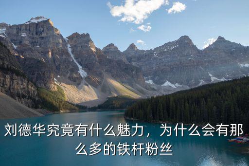 劉德華究竟有什么魅力，為什么會(huì)有那么多的鐵桿粉絲