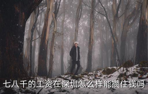 七八千的工資在深圳怎么樣能攢住錢嗎