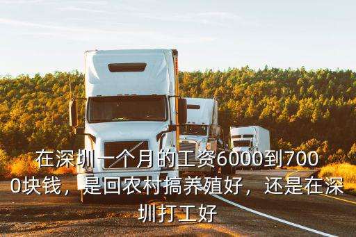 涂料工在深圳一個月工資多少,還是在深圳打工好