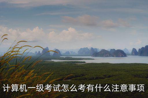 計算機一級考試怎么考有什么注意事項