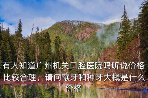 廣州鑲牙價格多少錢,廣州補牙多少錢