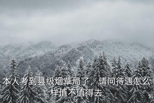 中山煙草公司人員待遇怎么樣,煙草公司虧損