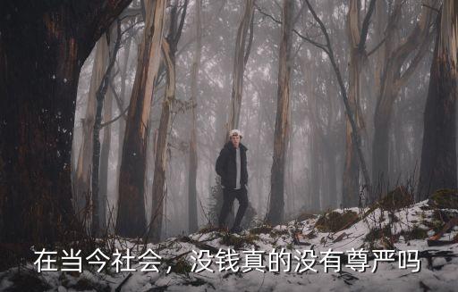 沒錢沒尊嚴廣東話怎么說,但不能沒尊嚴