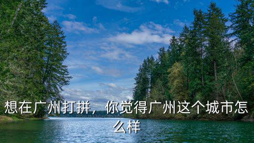 廣州城市推客怎么樣,你覺得廣州這個城市怎么樣