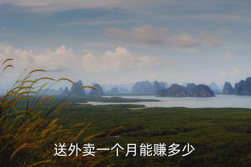 送外賣一個月能賺多少