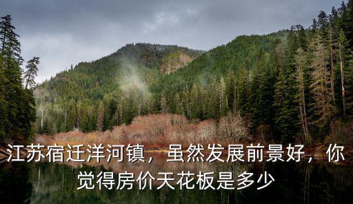 宿遷倉集鎮房價多少,你覺得房價天花板是多少