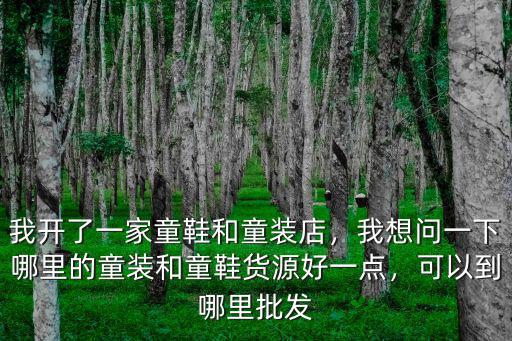 東莞童裝地攤貨源批發(fā)在哪里,請問下在東莞哪里批發(fā)進(jìn)貨