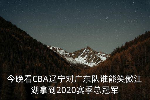 今晚遼寧對廣東比分是多少,今晚遼寧對陣廣東
