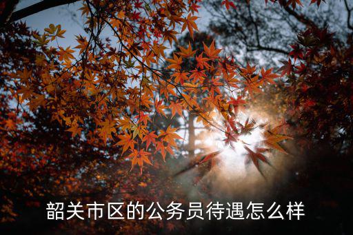 韶關市的公務員平均工資是多少,平均薪資是多少