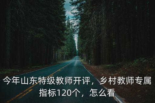 山東特級教師津貼是多少,今年山東特級教師開評