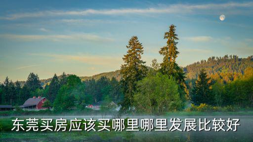 在東莞哪里買哈弗比較好,東莞買房應該買哪里