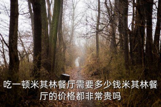 青島米其林餐廳吃一頓要多少錢,米其林餐廳的價格都非常貴嗎