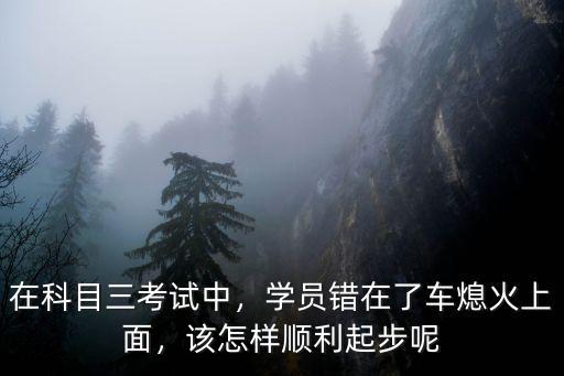 珠海科目三考試車輛熄火怎么辦,在科目三考試中