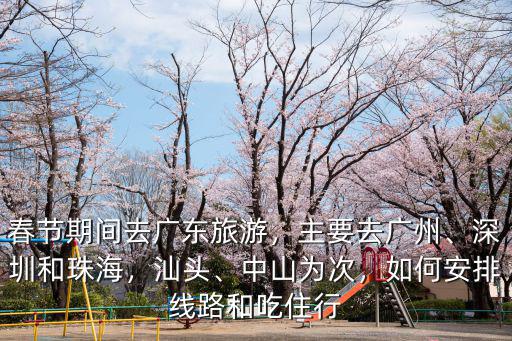 春節(jié)期間去廣東怎么樣,春節(jié)期間去廣東旅游