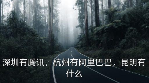 深圳怎么也有阿里巴巴,杭州有阿里巴巴