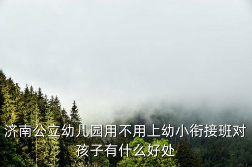 濟南公立幼兒園用不用上幼小銜接班對孩子有什么好處