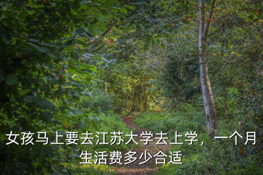 女孩馬上要去江蘇大學(xué)去上學(xué)，一個月生活費多少合適