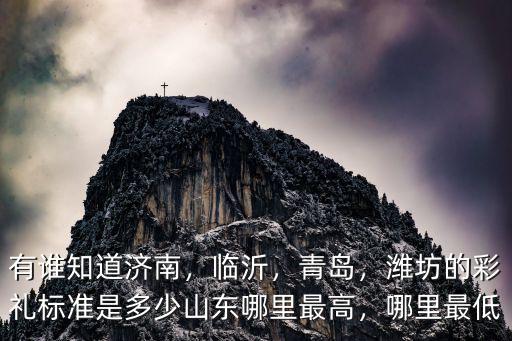 有誰知道濟(jì)南，臨沂，青島，濰坊的彩禮標(biāo)準(zhǔn)是多少山東哪里最高，哪里最低