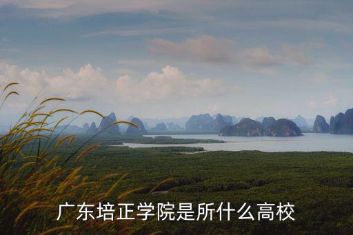 廣東培政學院在哪里,廣東培正學院怎么樣