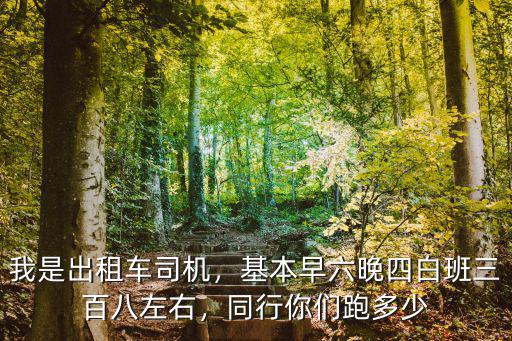 寧波跑出租車白班收入多少,同行你們跑多少