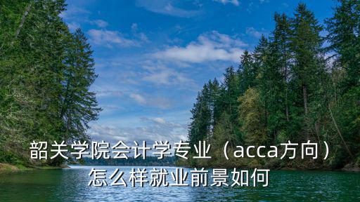 韶關(guān)學(xué)院會(huì)計(jì)學(xué)專業(yè)（acca方向）怎么樣就業(yè)前景如何