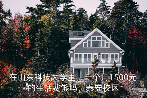 在山東科技大學里，一個月1500元的生活費夠嗎，泰安校區