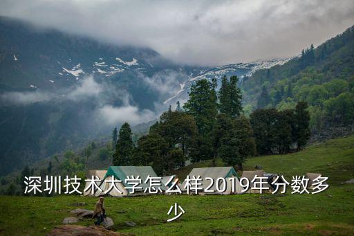 深圳技術大學怎么樣2019年分數多少