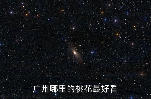 廣州哪里的桃花最好看