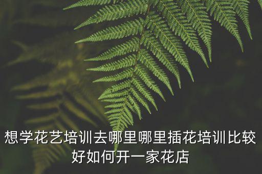學習花藝師去哪里學廣州,去哪里學花藝比較好一點