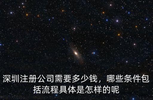 注冊深圳公司需要多少費用,深圳注冊公司需要多少錢