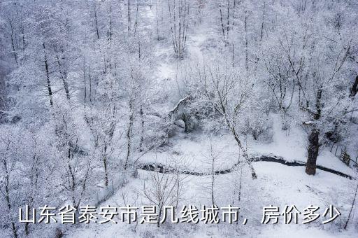 山東泰安市區房價多少一平,泰安的房價現在多少了