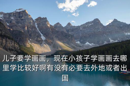 兒子要學畫畫，現在小孩子學畫畫去哪里學比較好啊有沒有必要去外地或者出國