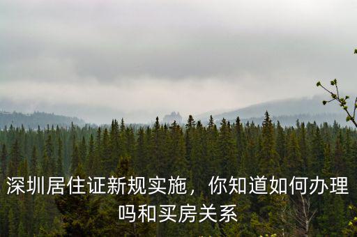 深圳居住證怎么下載,深圳辦理居住證流程