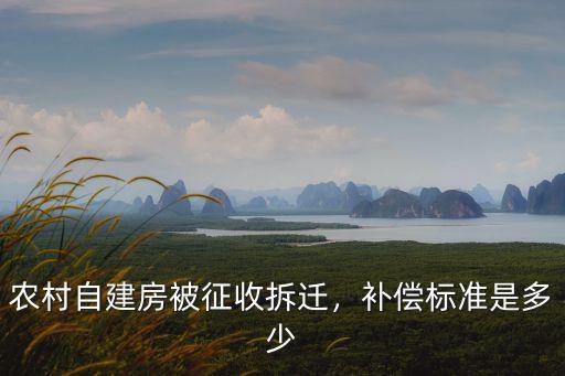 農村自建房被征收拆遷，補償標準是多少