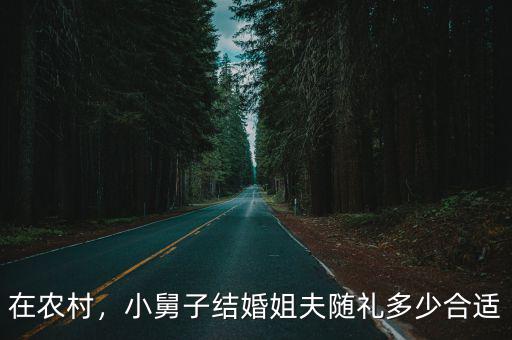山東小舅子結婚姐夫隨禮多少合適,小舅子結婚姐夫隨禮多少合適