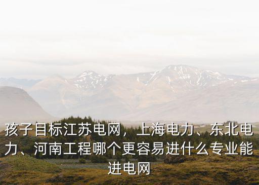 江蘇電網 多少分,孩子目標江蘇電網