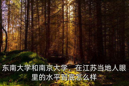 南京大學和東南大學差多少分,南京大學和東南大學合并