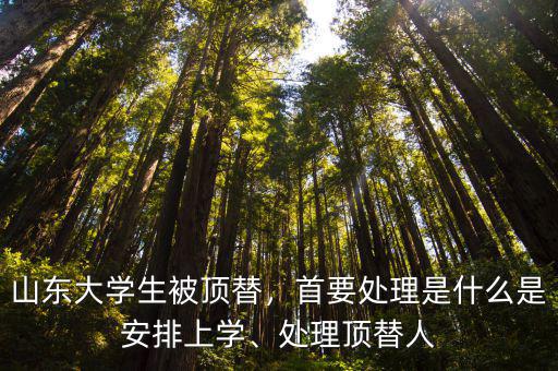 山東有多少人被頂替的,山東頂替上大學事件