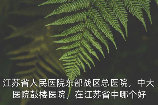 江蘇省鼓樓醫院有多少員工,在江蘇省中哪個好