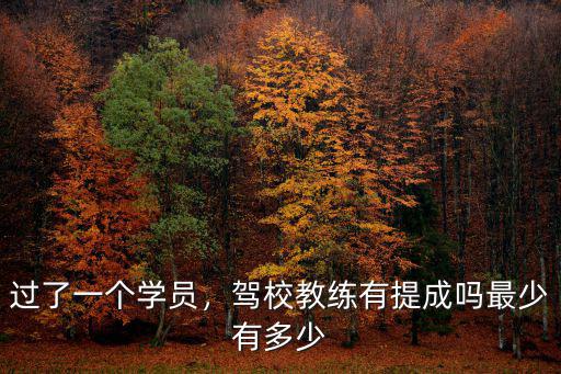 日照的駕校教練考過一個學員多少錢,教練到底能賺多少錢