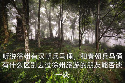 徐州漢兵馬俑有多少年,和秦朝兵馬俑有什么區(qū)別