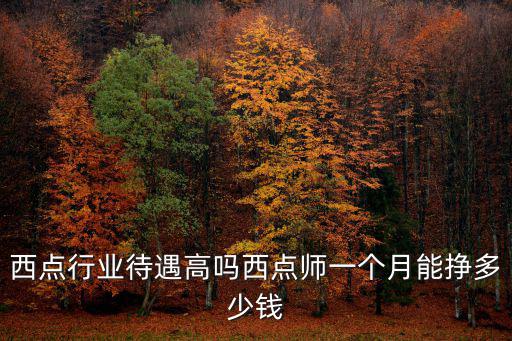 西點(diǎn)行業(yè)待遇高嗎西點(diǎn)師一個(gè)月能掙多少錢